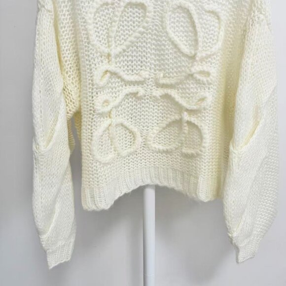 Loewe Anagram Relaxed-Fit Mohair-Blend Jumper - Picture 8 of 15